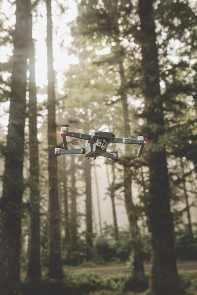 oregon states drone woods flying united